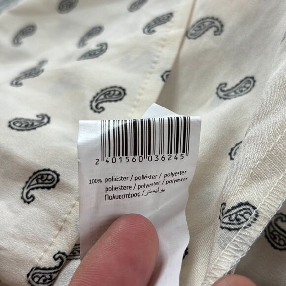 Sefra Womens Top Size XL‎ Paisley Western Boho Coastal Cowgirl Peasant 18179 - Picture 8 of 9